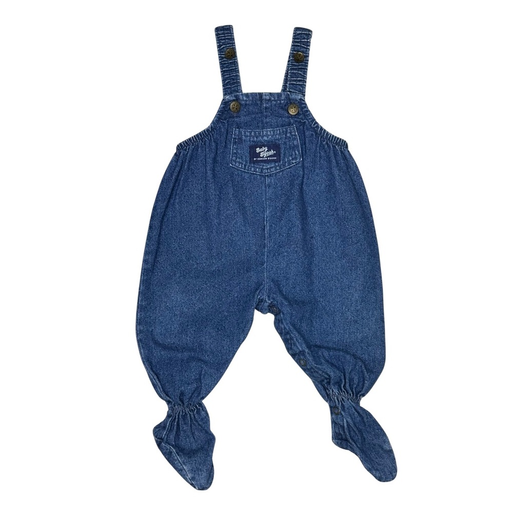 Vintage Oshkosh Denim Footed Overalls